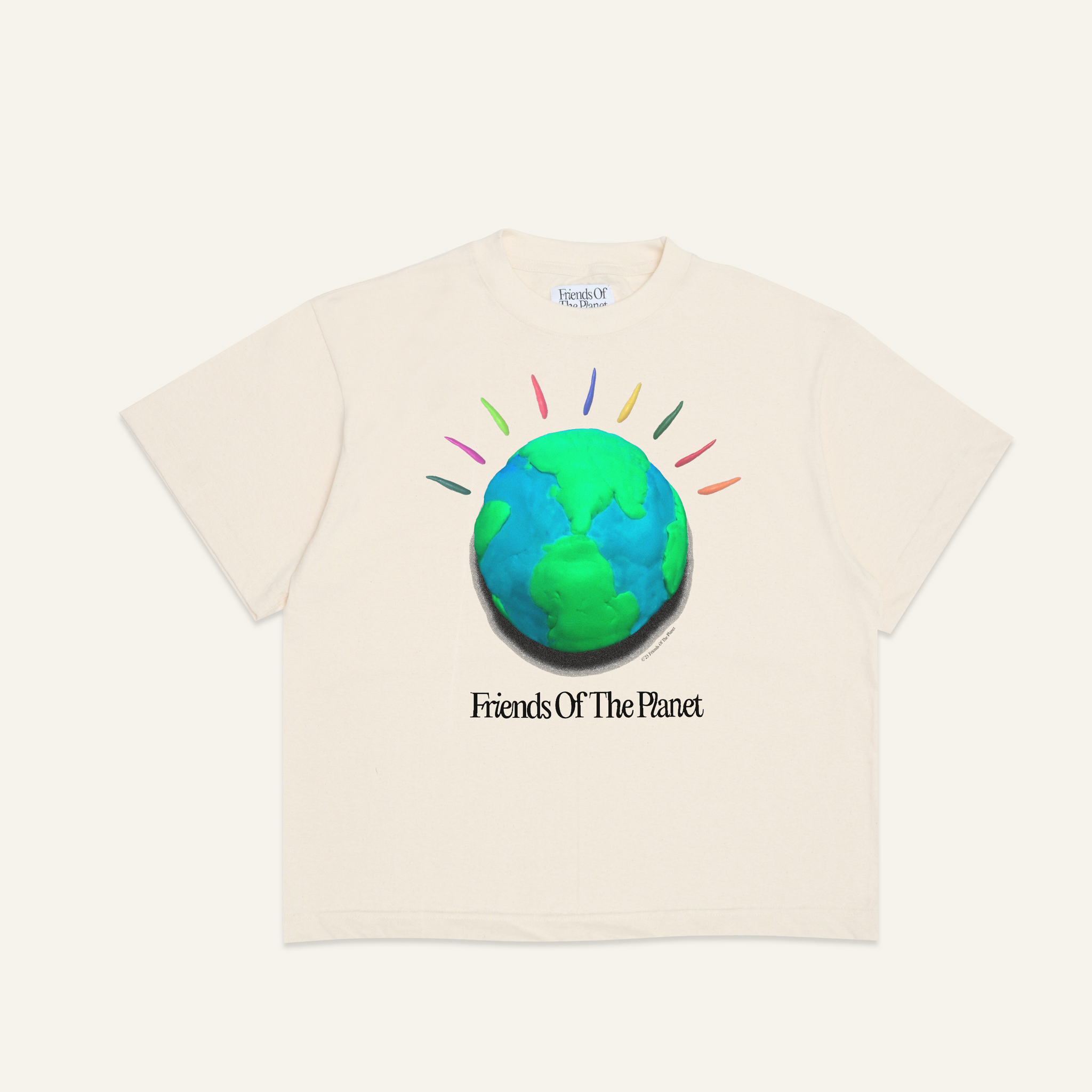Clay Earth Tee 🌎 Waste Cotton 🌎 Natural
