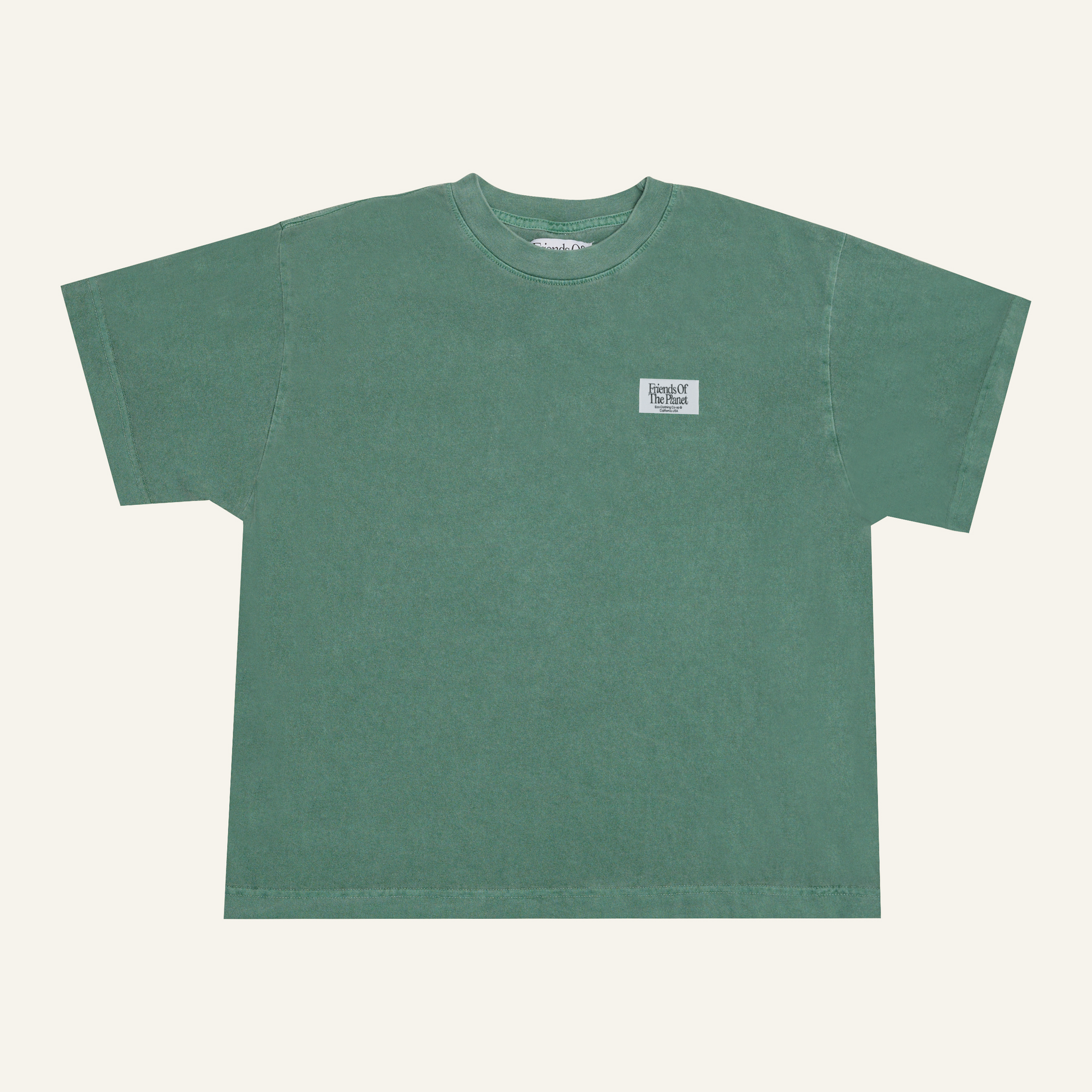 Simple Tee ~ Waste Cotton ~ Green