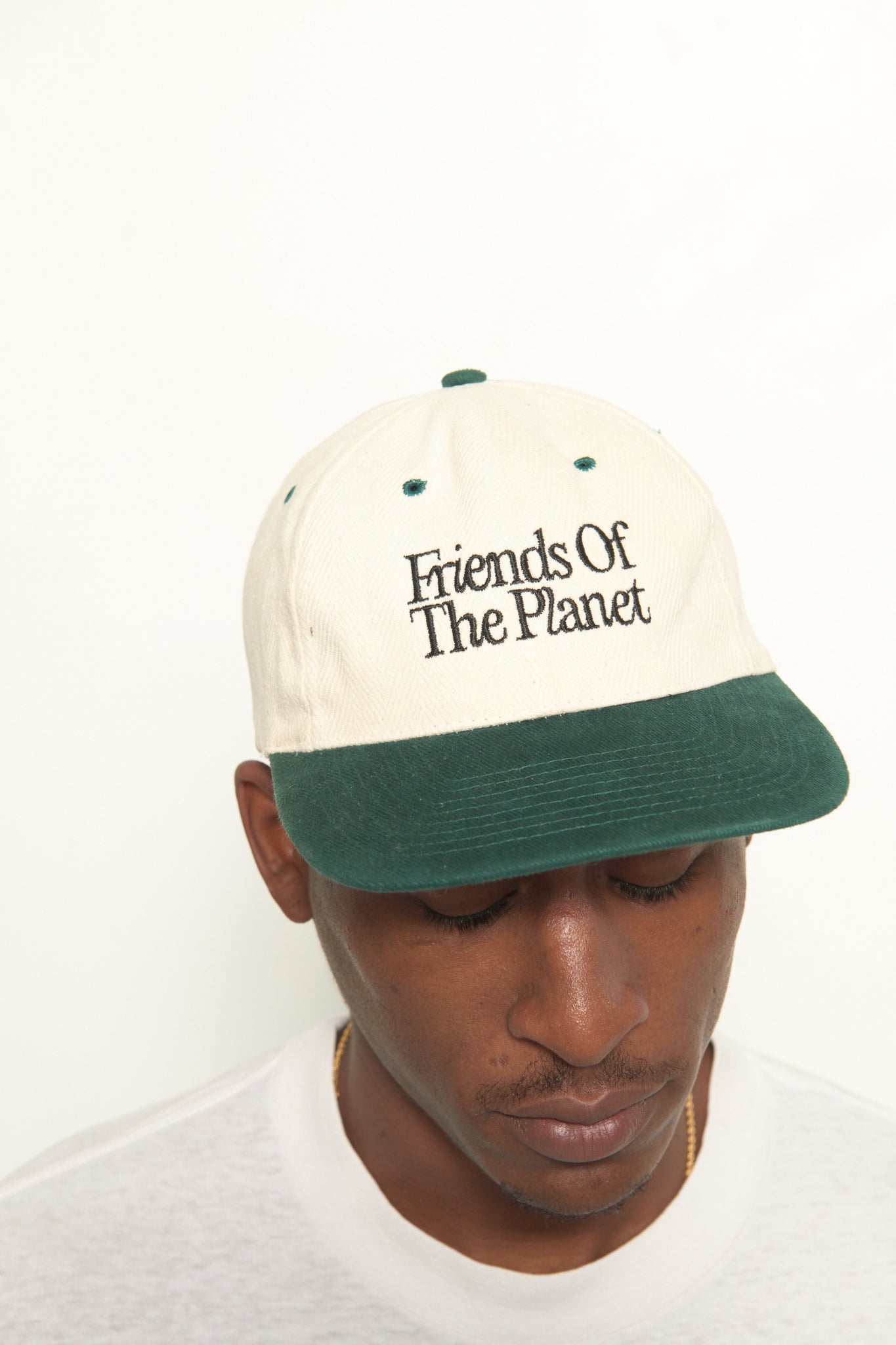 Friends Cap #1 🌎 Upcycled Natural & Green
